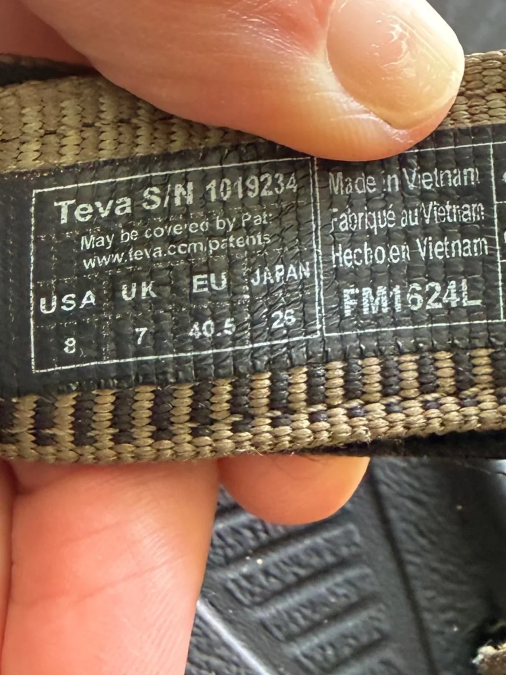 Teva Hurricane XLT2 Sport Hiking Sandals Olive Black Mens US 8